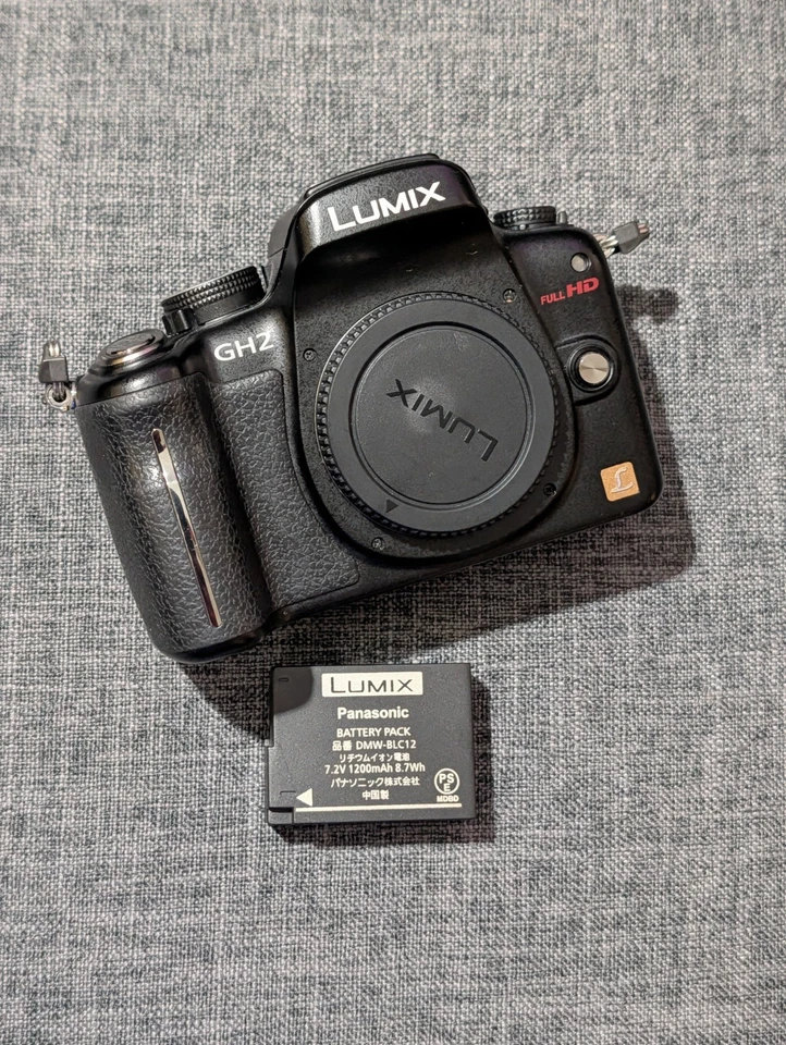 Corpo da câmera Panasonic LUMIX DMC-GH2 16.0MP, bateria + carregador BAIXA CONTAGEM DE OBTURADOR - Imagem 3 de 4