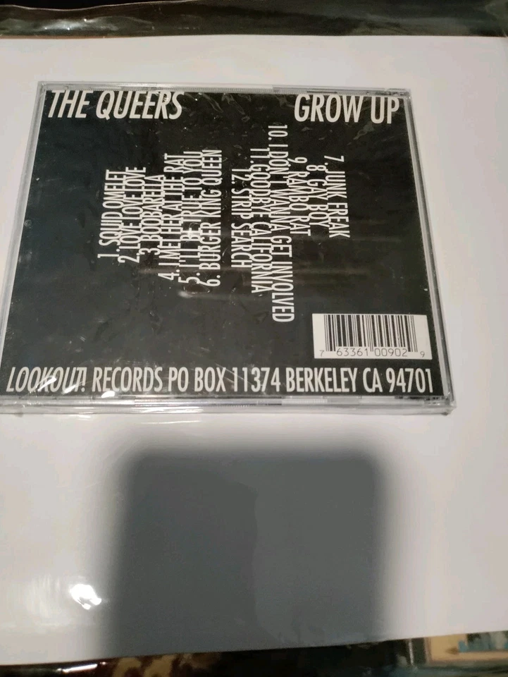 The Queers Grow Up Cd Sealed 1994 Rare Screeching Weasel Sludgeworth Huntingtons Foto 2 de 2