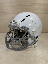 White Xenith Epic LARGE 2019 Youth Football Helmet w Gray Facemask