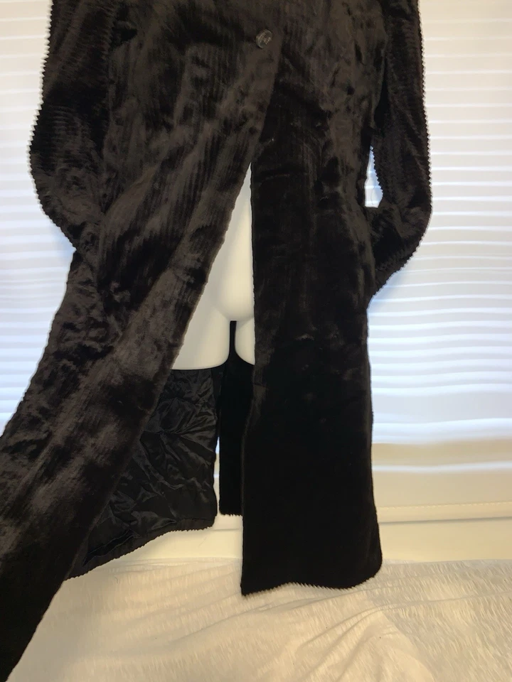 J. MENDEL BLACK FUR COAT JACKET SIZE 8 - Image 4 of 4