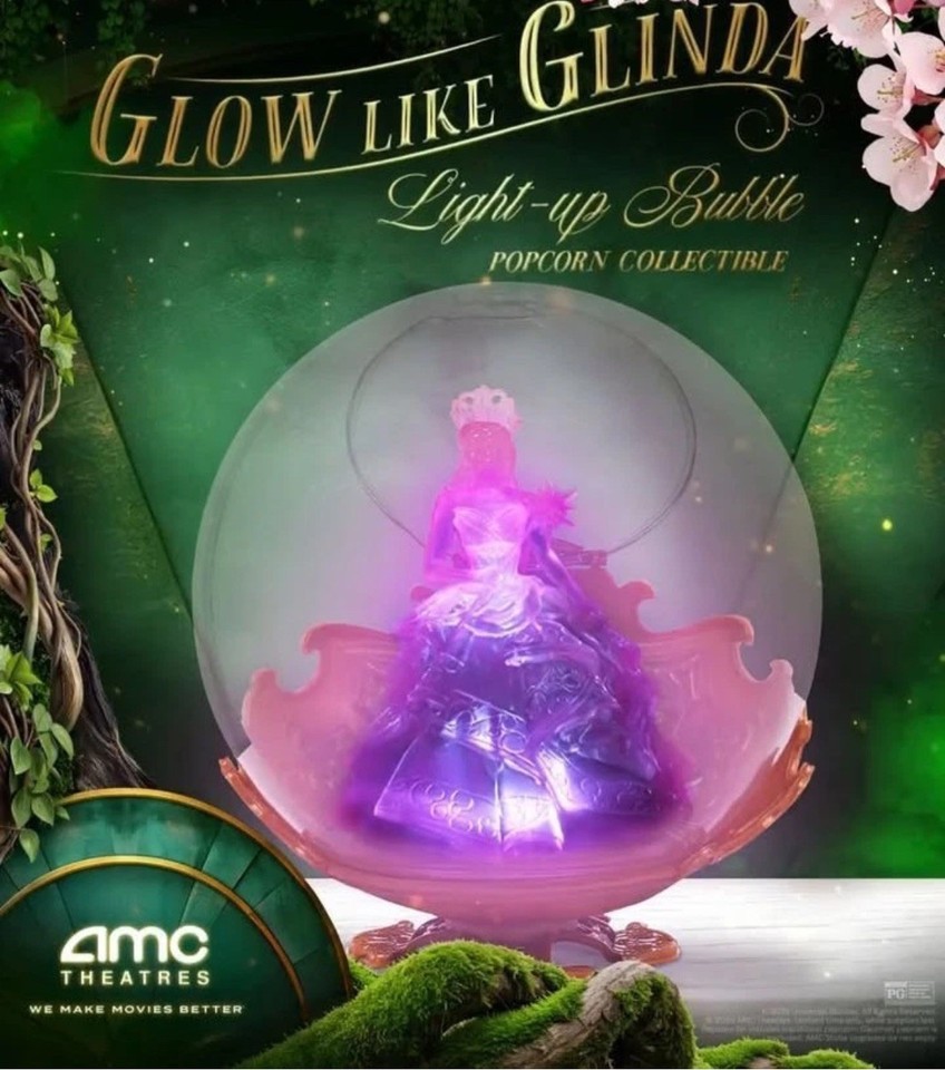 wicked-for-good-2025-light-up-glinda-popcorn-bucket-amc-theaters-in