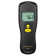 Digital Tachometer Noncontact Laser Photo Sensor 30-99999 RPM Accuracy Gauge