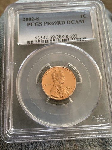 2002-S Lincoln Cent PR69 DCAM PCGS
