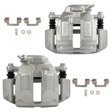 For 2006-2007 Mercedes-benz C280 Awd Front Pair Brake Calipers W Bracket
