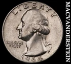1964 Washington Quarter- Silver- Scarce Better Date No Reserve #J461