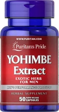 Puritan's Pride Yohimbe 2000 mg - 50 Capsules
