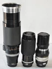 3x Nikon 8.5cm-25cm Lens (1959), Nikkor-Q 20cm Lens (1961), & Nikkor 80-200mm