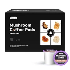 Mushroom Coffee Pods - Arabic Coffee with Lions Mane, Cordyceps, Reishi, Chaga f