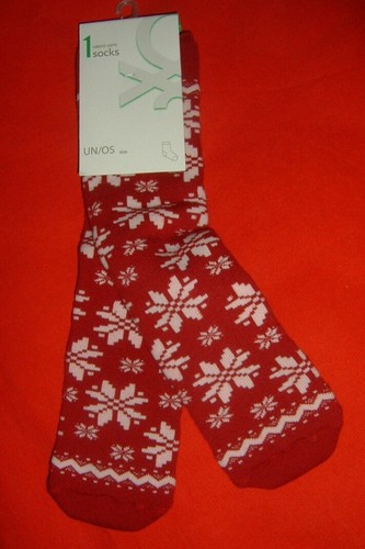 BENETTON UNDERCOLORS CALZINI NATALE ROSSO CON STELLE BIANCO TAGLIA UNICA |  eBay