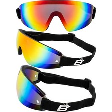 Birdz Wing Skydiving Freefall Parachuting Shatterproof Tinted Goggles & Pouch