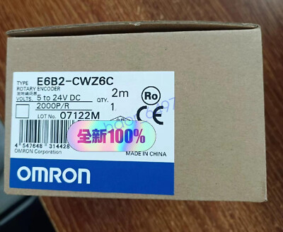 1x OMRON 400P Incremental Rotary Encoder 400p/r 5-24v DC E6B2-CWZ6C NPN