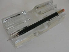 Autopoint Cursive Dk Green Mechanical Pencil -All For Safety Is Safety For All