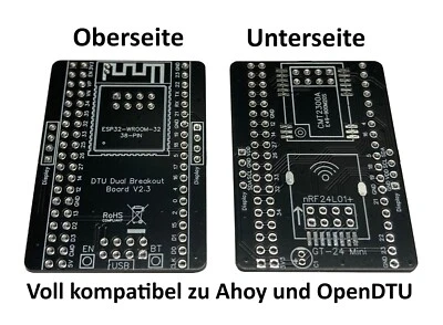 MARKENLOS Platine OpenDTU AhoyDTU ESP32 Breakout Board CMT2300A NRF24L01+ Open DTU Ahoy