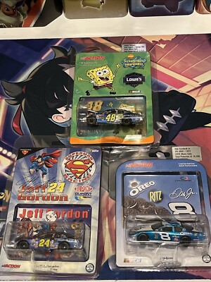 Lot Of 3 Collectible Cars Nascar Spongebob Superman Oreo Ritz Limited Edition