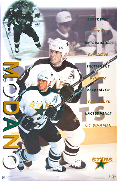 Mike Modano SUPERSTAR Dallas Stars Vintage Original 1998 NHL