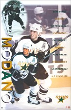 Mike Modano SUPERSTAR Dallas Stars Vintage Original 1998 NHL Hockey 22x34 POSTER
