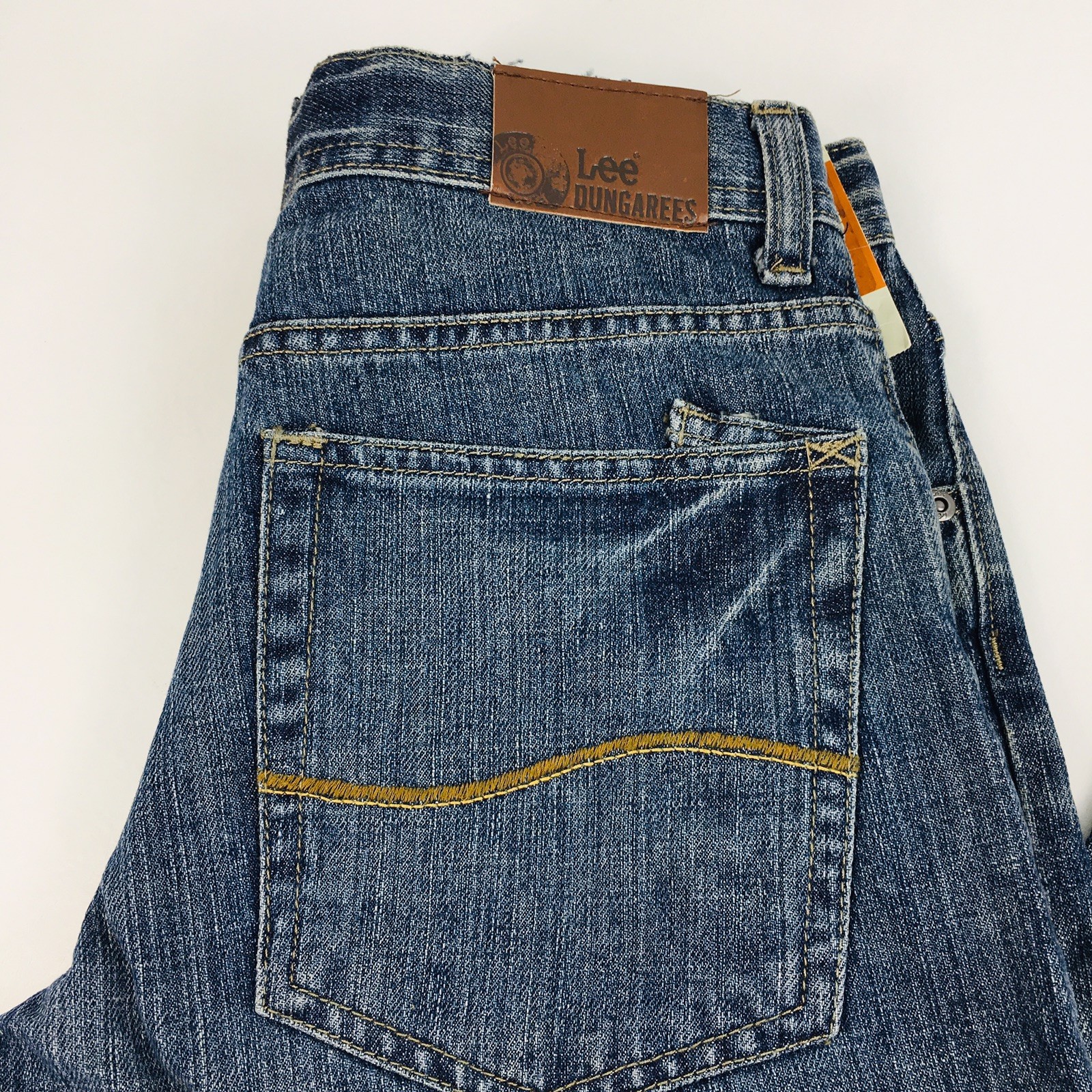 lee dungarees relaxed bootcut jeans