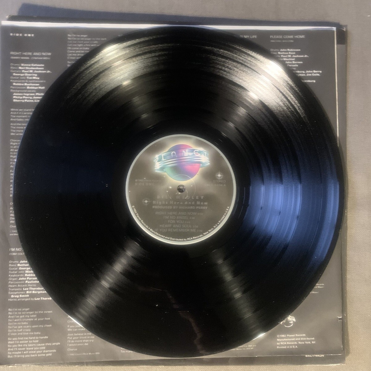Bill Medley 'Right Here and Now' LP Vinyl | eBay