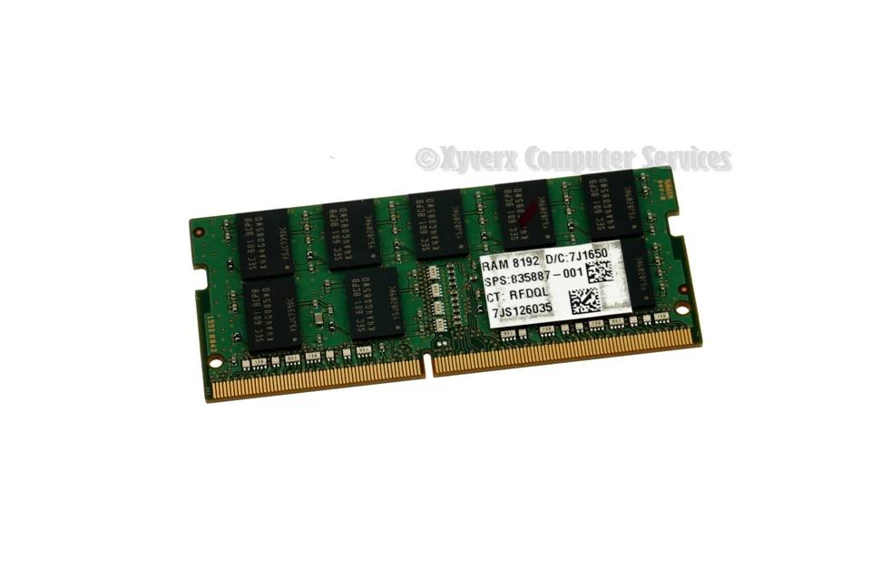 M474A1G43DB0-CPBQ GENUINE SAMSUNG LAPTOP MEMORY 8GB 2RX8 PC4-2133P (CA612) - Image 2 of 2