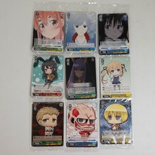 Weiss Schwarz Trading Cards - Lot of 11 Box Topper Promo Cards