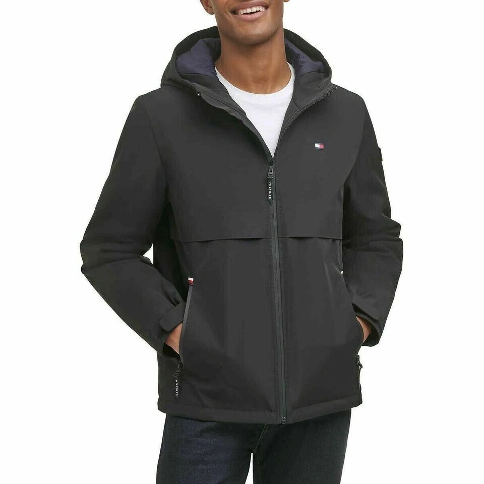 Tommy hilfiger men's water and wind resistant jacket sale