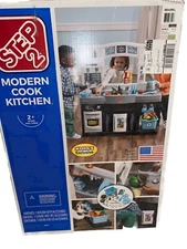 NEW  Step2 Deluxe BLUE Modern Cook Kitchen Play Set Toy Playset Step 2