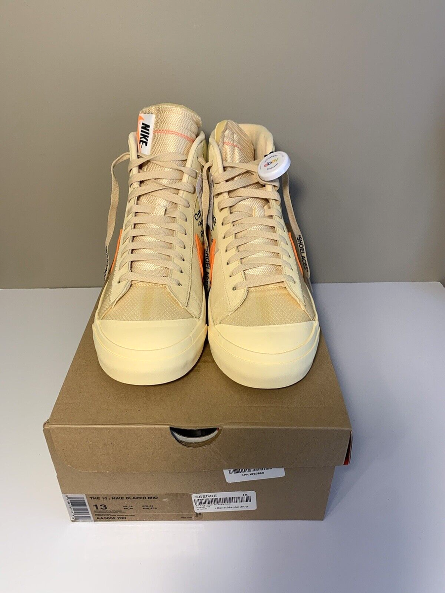 Nike Off White Blazer Hallow's Eve Men's Size 13 AA3832 700 CANVAS