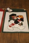 New Vintage Felt Christmas Banner/Cardholders, set of 2 with tags — photo 3