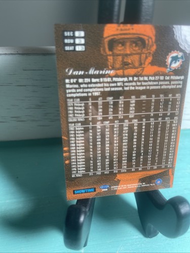 Flair Showcase Dan Marino 1998 - 'Showtime' fila 3 sección 2 asientos 13 - Imagen 6 de 8