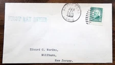 622 HARRISON FDC BY WORDEN  NORTH BEND OHIO JAN 11 1926 VF BKM $125~