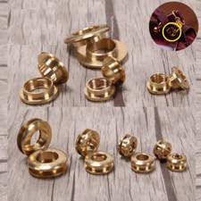 Brass Eyelets Screw Copper Buckle With Washer Grommet Leather Bag Metal Tool DIY