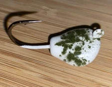 10 SPARKIE NC Tog Jigs WHITE LEGGER Sheepshead Tautog jig heads  BLACKFISH 