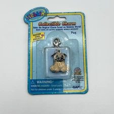 🐾 Rare Webkinz Pug Charm - New with Code! Perfect for Collectors! 🐾