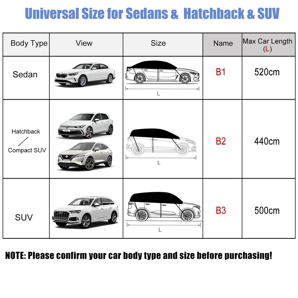 Автомобильный чехол водонепроницаемый всепогодный внедорожник седан защита от дождя снега пыли - Изображение 3 из 4