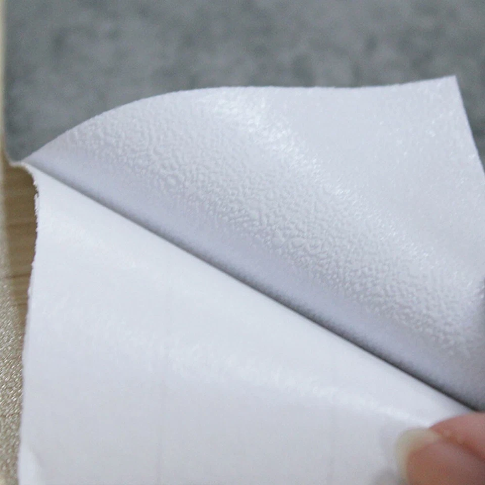 Papel de parede autoadesivo vinil cinza concreto 23"x118" casca e vara à prova d'água - Imagem 3 de 4