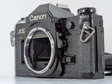 [Exc+4] Canon AE-1 35mm SLR Film Camera Body Black from Japan