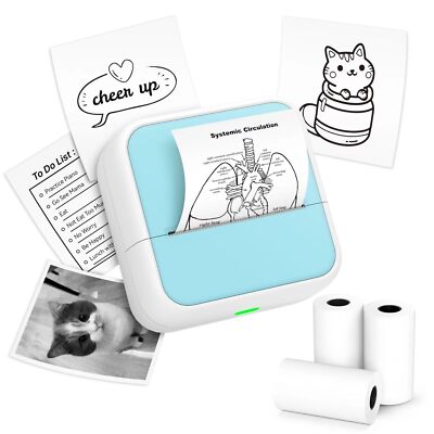 Sticker Printer - Printpods Mini Printer with Stickers, Print Pod, Bluetooth ...