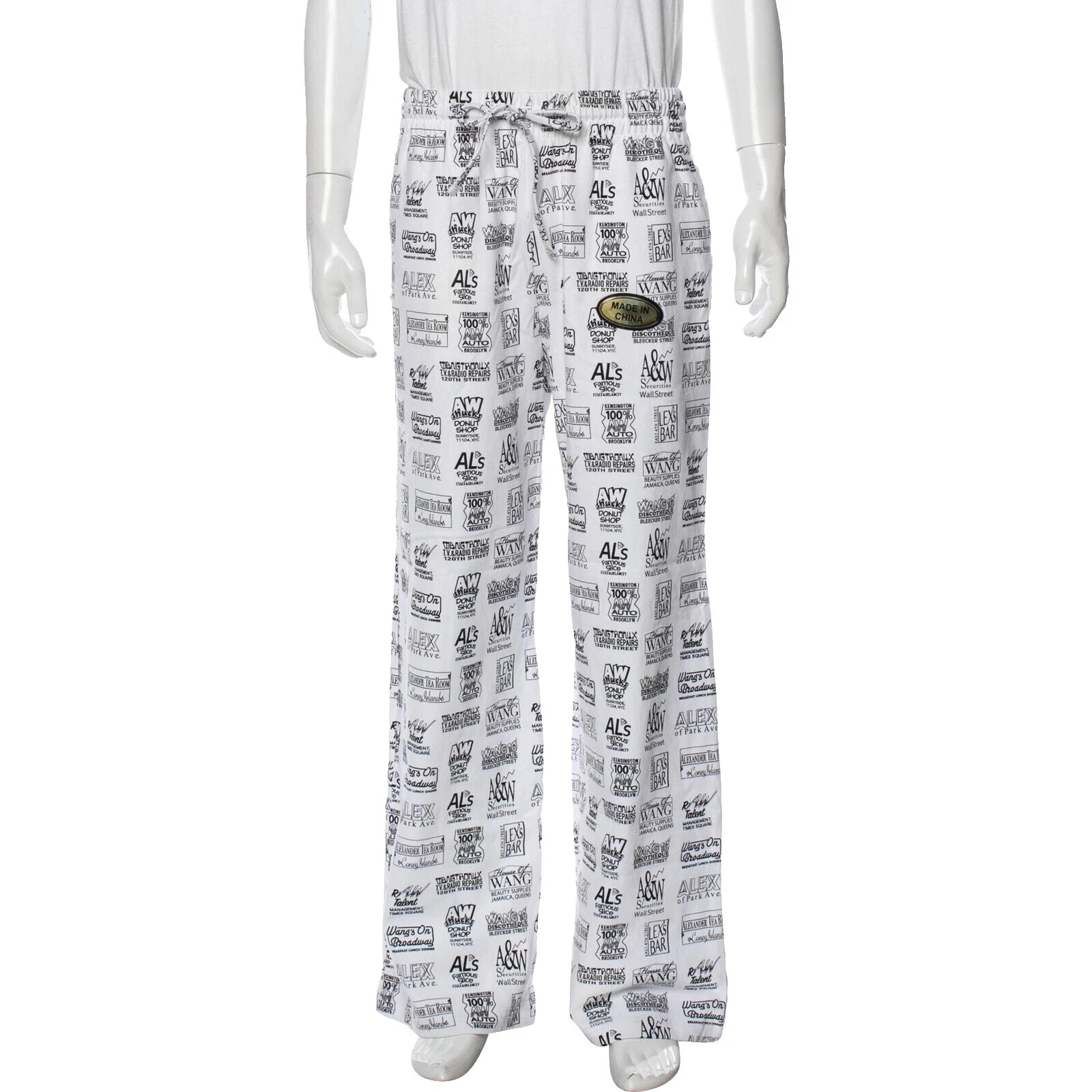 Alexander Wang Cotton Regular Size Pants for Men