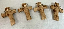 Easter/Cross/ Ornaments/Primitive/Farmhouse/ Set of 4/Grunged