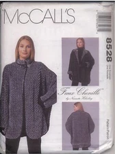 8528 UNCUT McCalls SEWING Pattern Faux Chenille Creative Jacket SEW Holmberg OOP