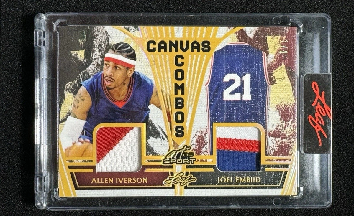Allen Iverson Basketball Serial Numbered Sports Trading Cards