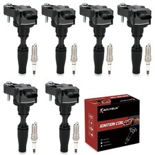 UF830 Ignition Coil Pack and Iridium-Platinum Spark Plugs Set of 6 Compatible...