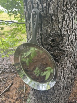 9  Polished Lodge Cast Iron Skillet Shallow Side Made In USA