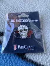 2025 Los Angeles Dodgers Exclusive Pin Limited Edition Sugar Skull And Roses New