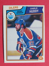 1983-84 OPC O-Pee-Chee Charlie Huddy RC # 30 , Edmonton Oilers Near Mint+