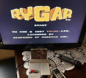 Rygar Completo en Caja CIB Hangtab con Pegatina MiJ! (Nintendo, NES 1987) RARO🔥