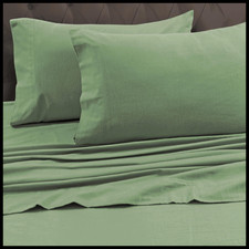 Tribeca Living King Luxury Solid Flannel Extra Deep Pocket Fitted Sheet Fits Up