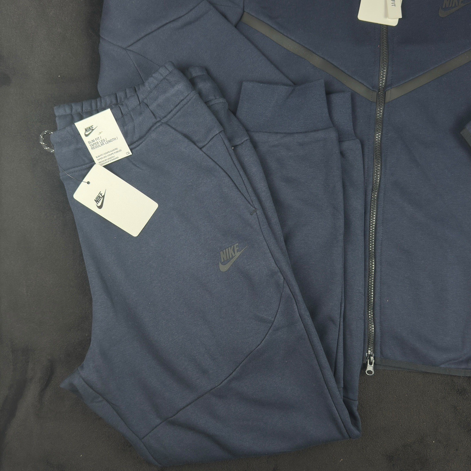 Men’s Nike Tech Fleece Sweatsuit Sportswear Tracksuit Color Blue Size 2XL thumbnail 2