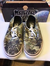 VANS Star Wars Authentic Empire Strikes Back Boba Fett Camo Mens Shoes 12