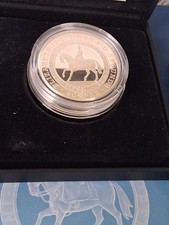 2022 Platinum Jubilee £5 Silver Proof Piedfort Coin. (2)